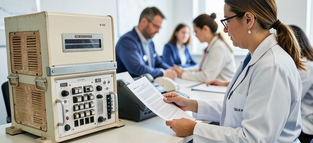Verwenden Sie in der Ordi ein Faxgerät für Befunde?